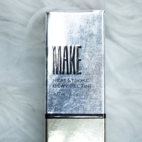 Make Heat Stroke Dewy Gel Tint Swelter Cheek Lip FULL SIZE NIB Deep Red Burgundy - Picture 5 of 9